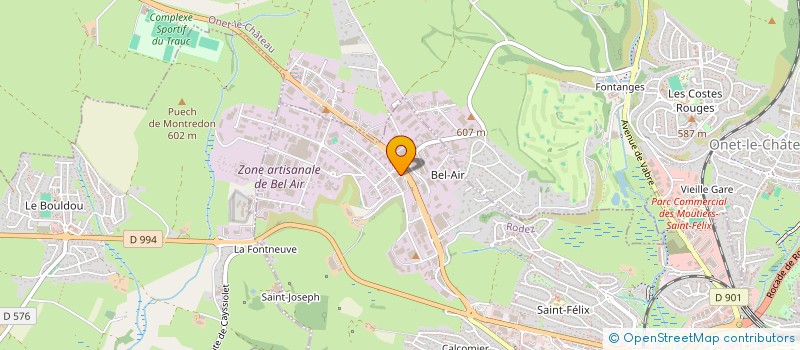 localisation de l'entreprise MISS RODEZ  ONET-LE-CHATEAU