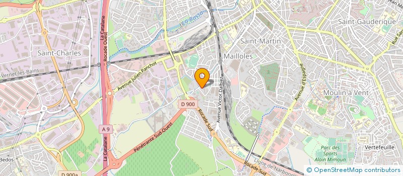 localisation de l'entreprise MISS SPORT 66  PERPIGNAN