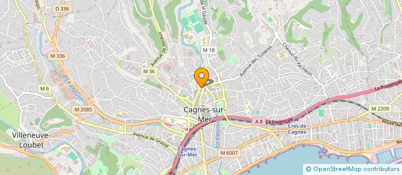 localisation de l'entreprise MISS TAMB  CAGNES-SUR-MER