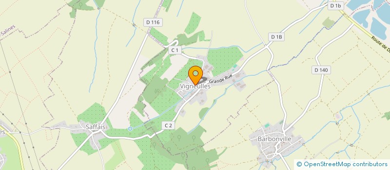 localisation de l'entreprise MISS'TIC CABARET  VIGNEULLES