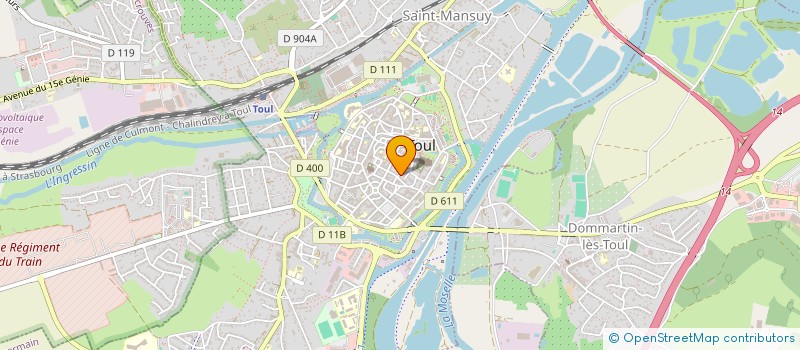 localisation de l'entreprise MISS WORTH  TOUL