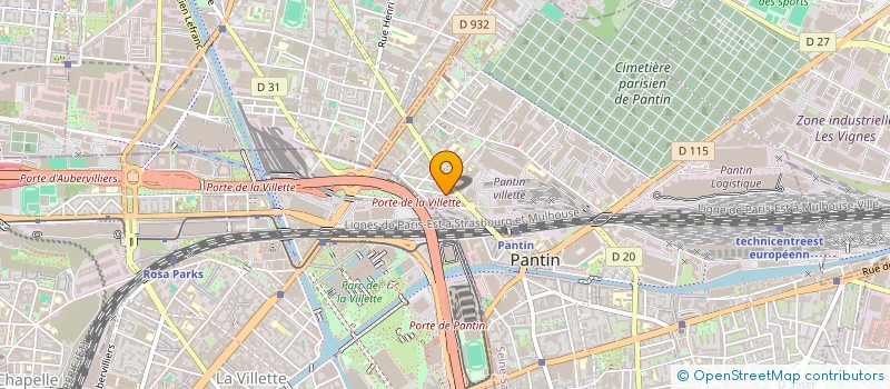 localisation de l'entreprise MISSA BAT à PANTIN