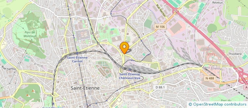 localisation de l'entreprise MISSALA  SAINT-ETIENNE