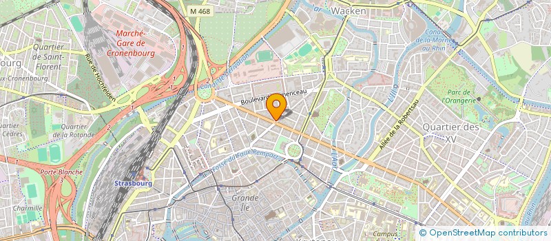 localisation de l'entreprise MISSART  STRASBOURG