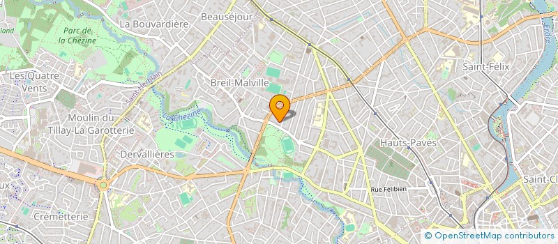localisation de l'entreprise MISSFIT  NANTES