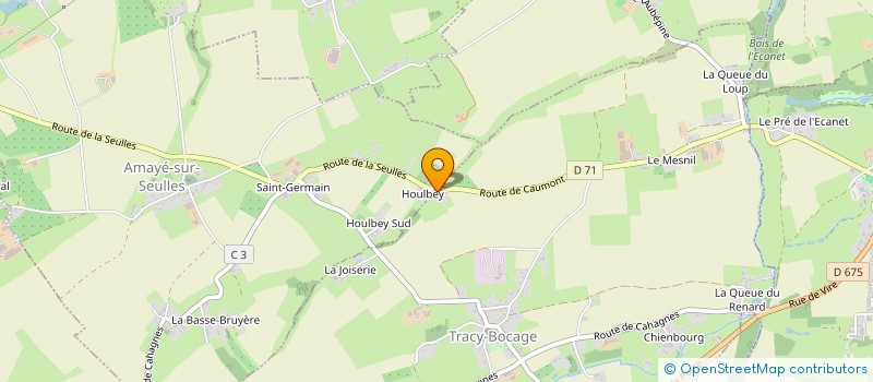 localisation de l'entreprise MISSI BOCAGE  TRACY-BOCAGE