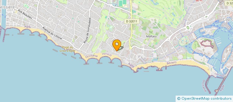 localisation de l'entreprise MISSIA  AGDE