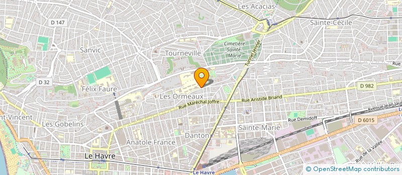 localisation de l'entreprise MISSILE à LE HAVRE