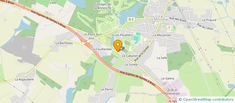 localisation de l'entreprise MISSILLAC MARINE SERVICE EURL  MISSILLAC