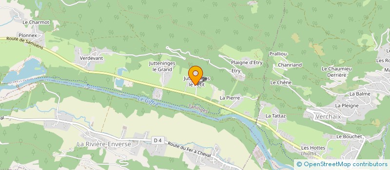 localisation de l'entreprise MISSILLIER  TANINGES