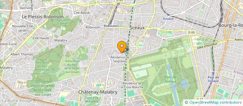 localisation de l'entreprise MISSION 7 à SCEAUX