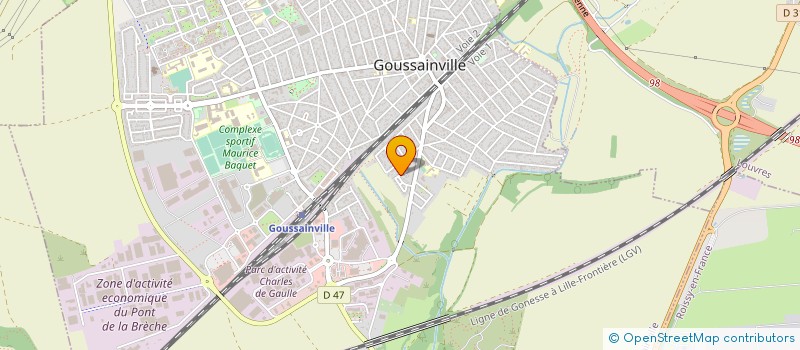 localisation de l'entreprise MISSION ABAL QACIM  GOUSSAINVILLE