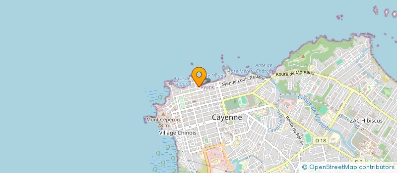 localisation de l'entreprise MISSION ADVENTISTE DE GUYANE  CAYENNE