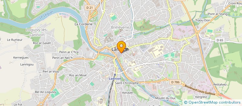 localisation de l'entreprise MISSION AFFAIRES DU PERE à LANNION