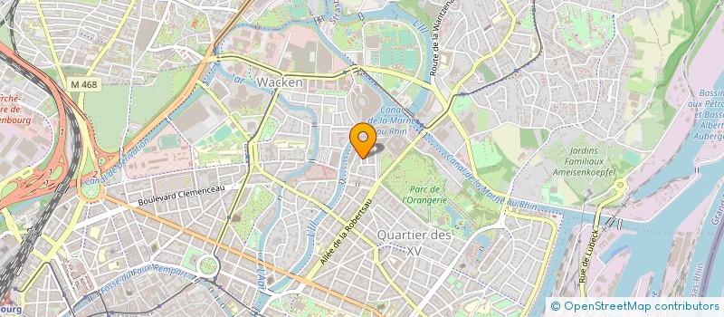 localisation de l'entreprise MISSION AFRICAINES PROVINCE DE L EST à STRASBOURG