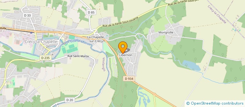 localisation de l'entreprise MISSION AGAPE  CRECY-LA-CHAPELLE