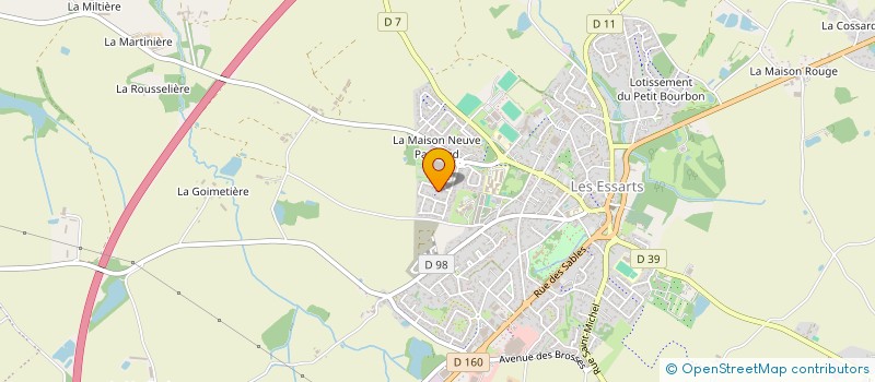 localisation de l'entreprise MISSION ANTI POUX VENDEE à ESSARTS-EN-BOCAGE