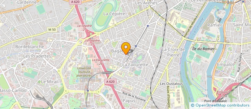 localisation de l'entreprise MISSION BONNE NOUVELLE QUART MONDE-TOULOUSE à TOULOUSE