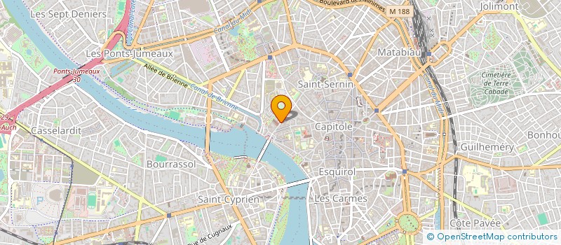 localisation de l'entreprise MISSION CATHOLIQUE ETUDIANTS à TOULOUSE