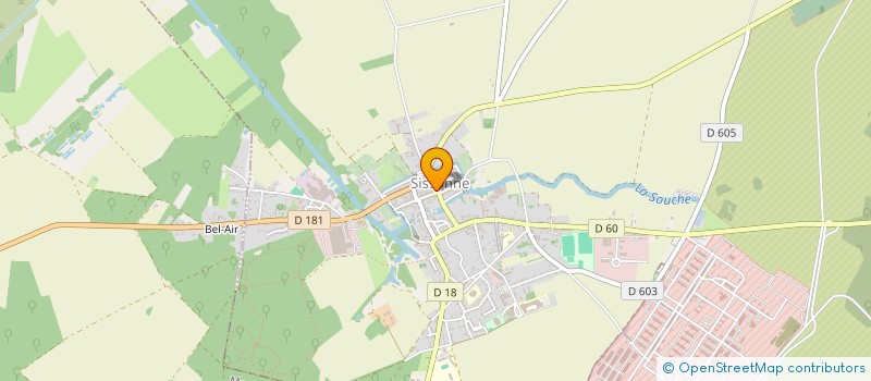 localisation de l'entreprise MISSION CHRETIENNE  SISSONNE