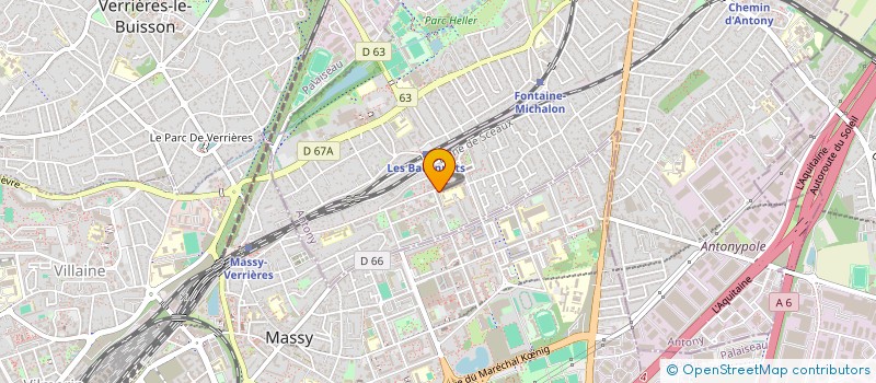 localisation de l'entreprise MISSION CHRETIENNE DES ELUS DE DIEU à ANTONY