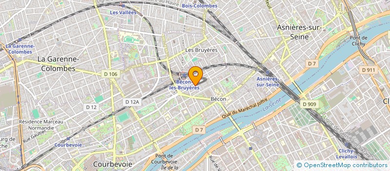 localisation de l'entreprise MISSION CHRETIENNE EUROPEEN 76 à COURBEVOIE