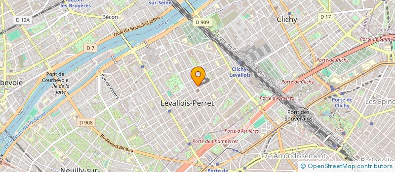 localisation de l'entreprise MISSION CHRETIENNE EVANGELIQUE à LEVALLOIS-PERRET