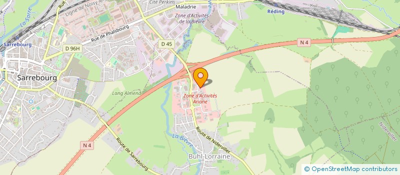 localisation de l'entreprise MISSION CHRIST IMPACT RESEAU INTERNATIONAL DE PERFECTIONNEMENT ET D'EDIFICATION DE L'EGLISE  BUHL-LORRAINE