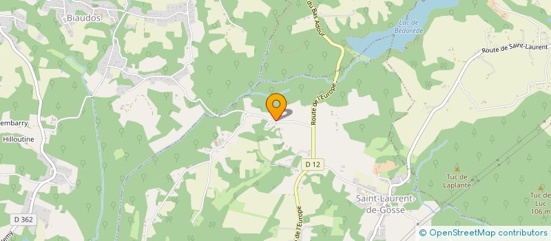 localisation de l'entreprise MISSION COMPASSION  SAINT-LAURENT-DE-GOSSE