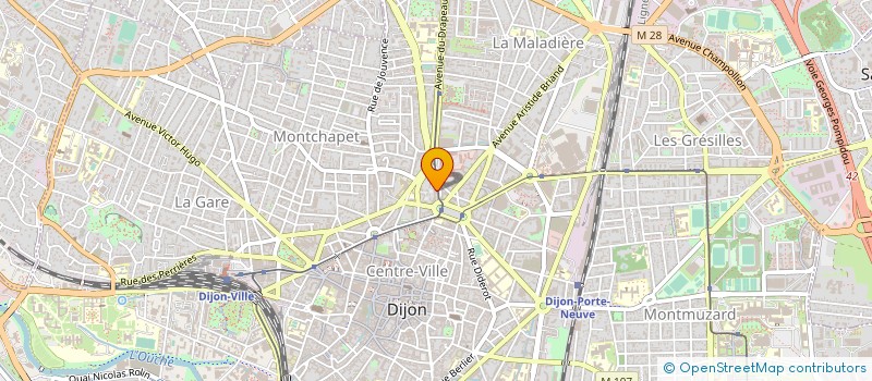 localisation de l'entreprise MISSION D ACCOMPAGNEMENT, DE SOUTIEN ET DE CONSEIL AUX OFFICES DE TOURISME  DIJON