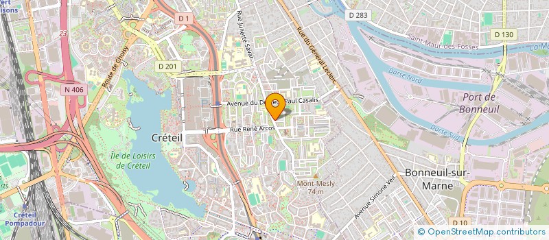 localisation de l'entreprise MISSION D ENTRAIDE A L INSERTION POUR LE RETABLISSEMENT  CRETEIL