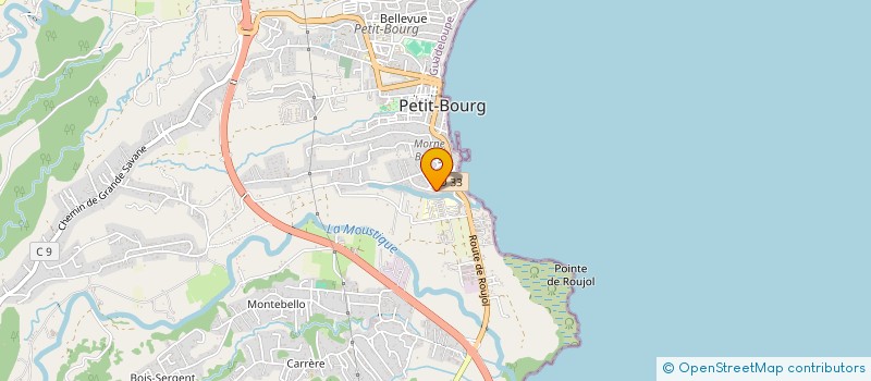 localisation de l'entreprise MISSION D'EVANGELISATION POUR LES NATIONS  PETIT-BOURG