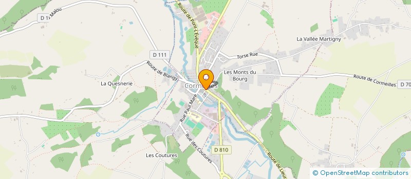 localisation de l'entreprise MISSION D'INFORMATION SUR L'ALIMENTATION ARTISANALE ET MAISON à CORMEILLES