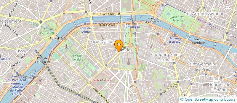 localisation de l'entreprise MISSION DE DEFENSE ET MILITAIRE AUPRES DE L'AMBASSADE DU CHILI  PARIS