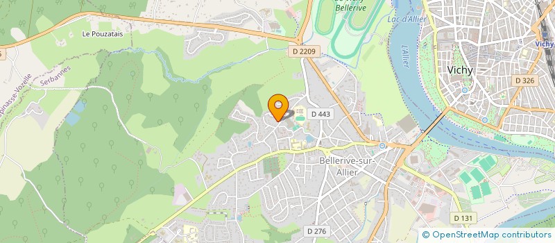 localisation de l'entreprise MISSION DECO  BELLERIVE-SUR-ALLIER