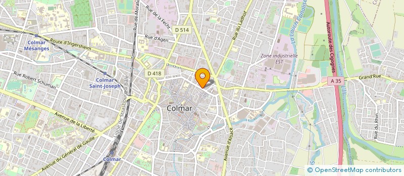 localisation de l'entreprise MISSION DECO SHOP  COLMAR