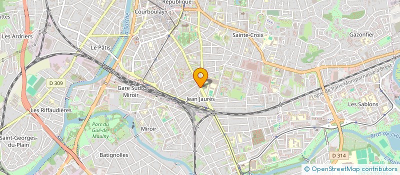 localisation de l'entreprise MISSION DROITE  LE MANS