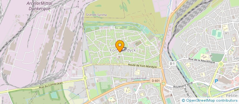 localisation de l'entreprise MISSION EDUCATION PERMANENTE à DUNKERQUE