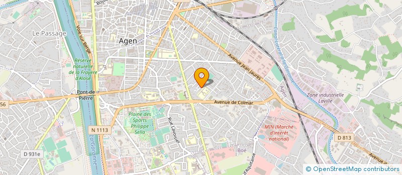 localisation de l'entreprise MISSION ELECTRO SUD à AGEN