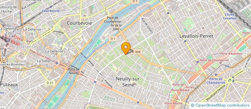 localisation de l'entreprise MISSION ESPOIR ET DIGNITE POUR MADAGASCAR 2000 à NEUILLY-SUR-SEINE