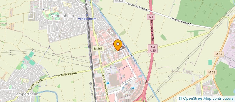 localisation de l'entreprise MISSION ET ENTRAIDE BONNE NOUVELLE VENDENHEIM à VENDENHEIM