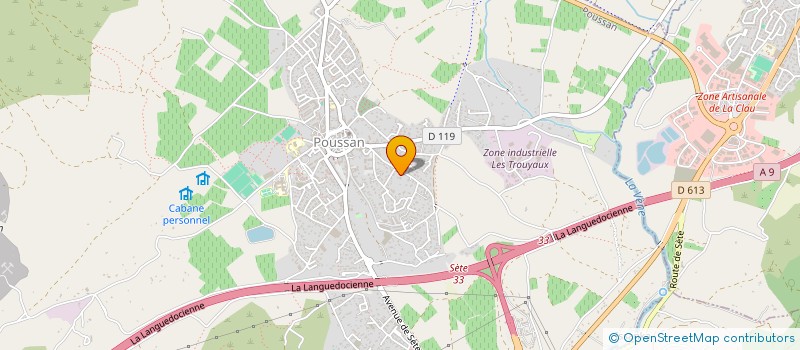 localisation de l'entreprise MISSION EVANGELIQUE  POUSSAN