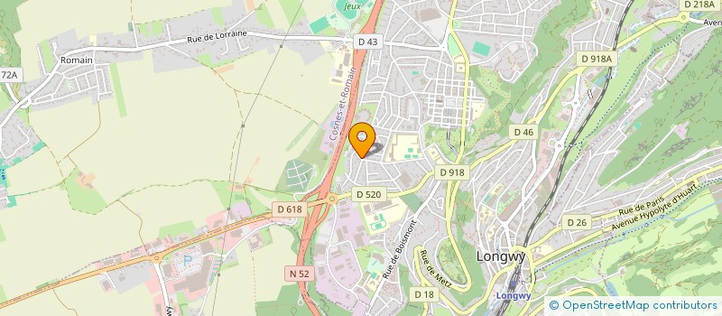 localisation de l'entreprise MISSION EVANGELIQUE ARMEE DES SANCTIFIES GOSPEL à LONGWY