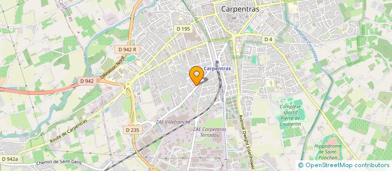 localisation de l'entreprise MISSION EVANGELIQUE ASSOC CULTUELLE à CARPENTRAS