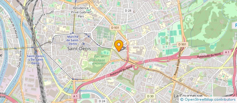 localisation de l'entreprise MISSION EVANGELIQUE DE L'UNITE LA CHAPELLE à SAINT DENIS