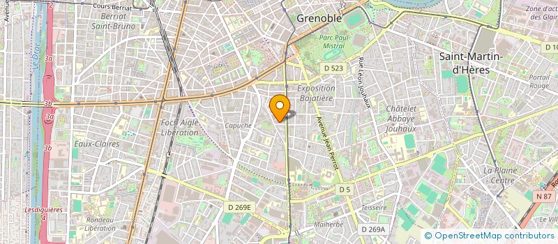 localisation de l'entreprise MISSION EVANGELIQUE DE PENTECOTE à GRENOBLE