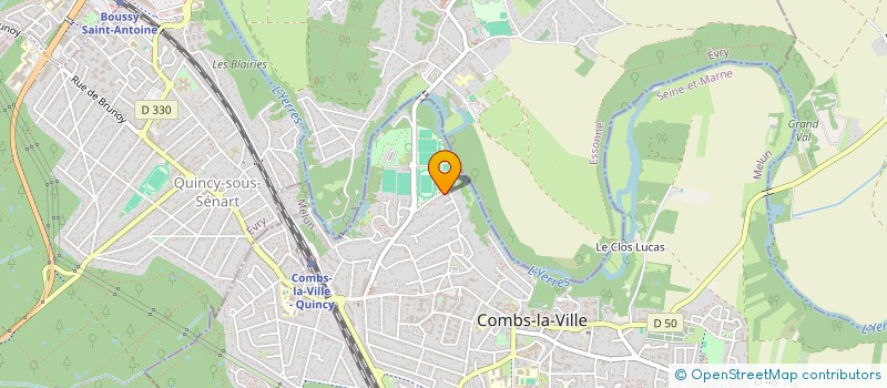 localisation de l'entreprise MISSION EVANGELIQUE ET EGLISE DU SAINT ESPRIT (MEESE) - HOLY GHOST CHURCH  COMBS-LA-VILLE