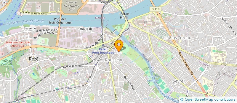 localisation de l'entreprise MISSION EVANGELIQUE INTERNATIONALE SALUT POUR TOUS ASSEMBLEES DE DIEU  REZE