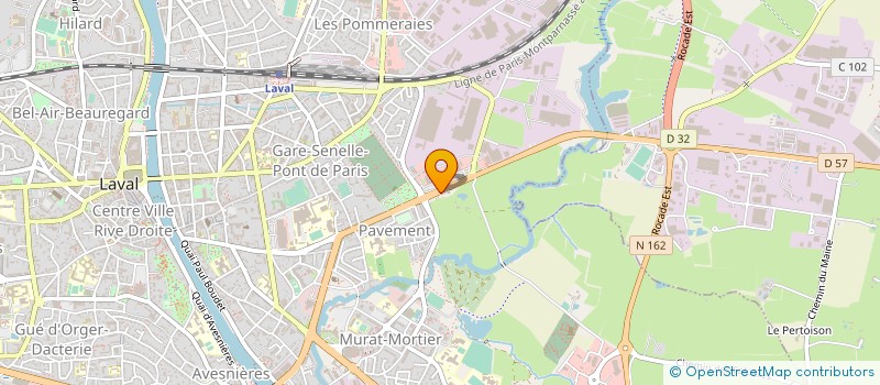 localisation de l'entreprise MISSION EVANGELIQUE TZIGANE à LAVAL