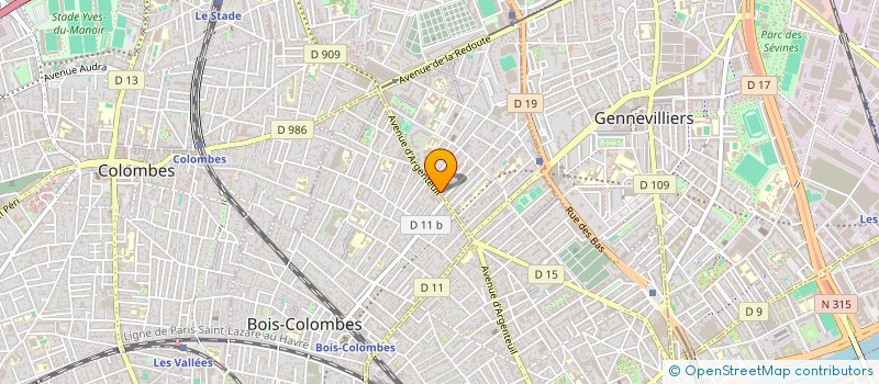 localisation de l'entreprise MISSION EVANGILE POUR LES NATIONS  ASNIERES-SUR-SEINE